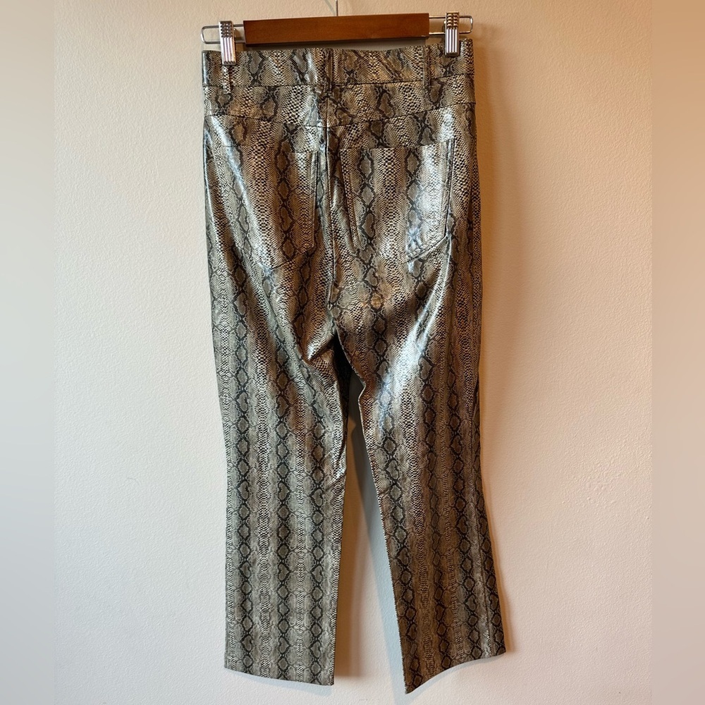 Zara Snakeskin Pleather Pants - Picture 4 of 4